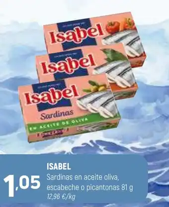 Coviran ISABEL Sardinas en aceite oliva, escabeche o picantonas oferta