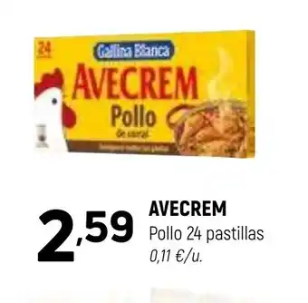 Coviran AVECREM Pollo 24 pastillas oferta