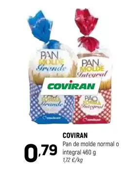 Coviran COVIRAN Pan de molde normal o integral oferta