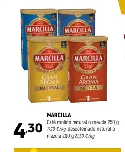 Coviran MARCILLA Café molido natural o mezcla oferta