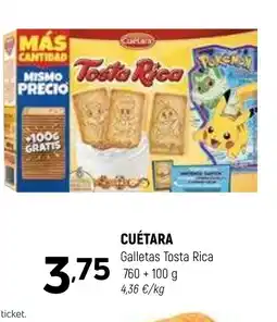 Coviran CUÉTARA Galletas Tosta Rica oferta