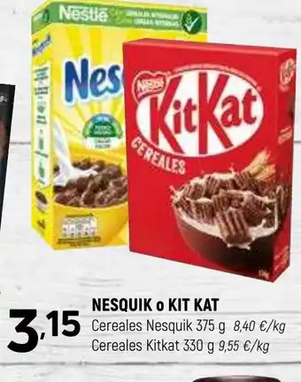 Coviran NESQUIK O KIT KAT Cereales Nesquik oferta