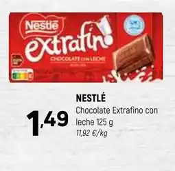 Coviran NESTLÉ Chocolate Extrafino con leche oferta