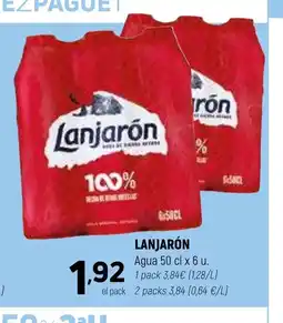 Coviran LANJARÓN Agua oferta