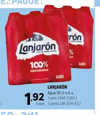 Coviran LANJARÓN Agua oferta
