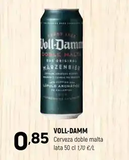 Coviran VOLL-DAMM Cerveza doble malta lata oferta
