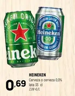 Coviran HEINEKEN Cerveza o cerveza 0,0% lata oferta