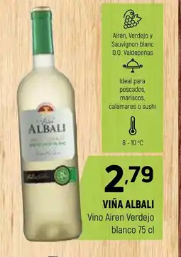 Coviran VIÑA ALBALI Vino Airen Verdejo blanco oferta