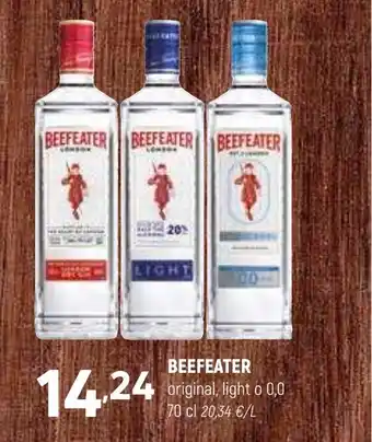 Coviran BEEFEATER original, light o 0,0 oferta
