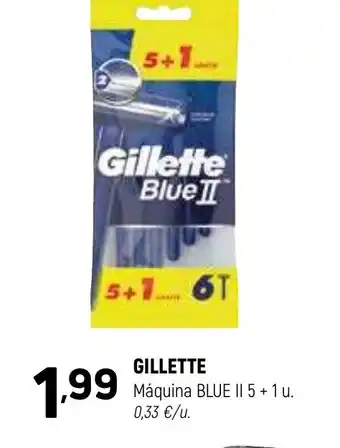Coviran GILLETTE Máquina BLUE II oferta