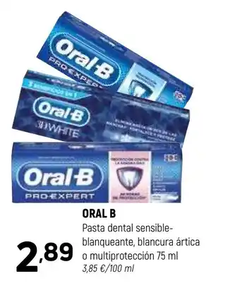 Coviran ORAL B Pasta dental sensible- blanqueante, blancura ártica oferta