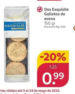 Rossmann Das Exquisite Galletas de avena oferta