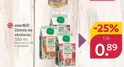Rossmann ENERBIO Zumos de verduras oferta
