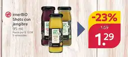 Rossmann ENERBIO Shots con jengibre oferta