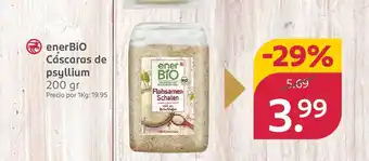 Rossmann ENERBIO Cáscaras de psyllium oferta