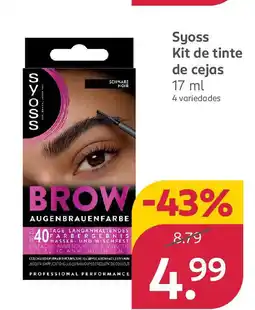 Rossmann SYOSS Kit de tinte de cejas oferta