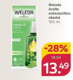 Rossmann WELEDA Aceite anticelulítico abedul oferta