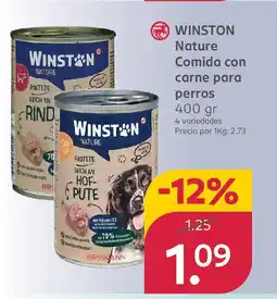 Rossmann WINSTON Nature Comida con carne para perros oferta