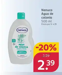 Rossmann NENUCO Agua de colonia oferta