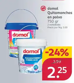 Rossmann DOMOL Quitamanchas en polvo oferta