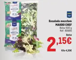 Makro MAKRO CHEF Ensalada mezclum oferta