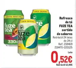Makro FUZE TEA Refresco de té surtido de sabores oferta