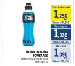 Makro POWERADE Bebida isotónica oferta