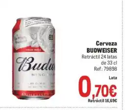 Makro BUDWEISER Cerveza oferta