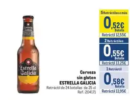 Makro ESTRELLA GALICIA Cerveza sin gluten oferta