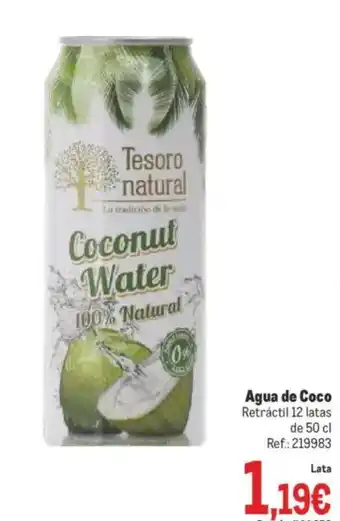 Makro Agua de Coco oferta