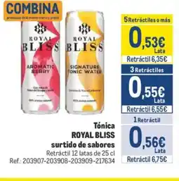 Makro ROYAL BLISS Tónica oferta
