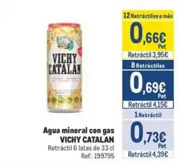 Makro VICHY CATALAN Agua mineral con gas oferta