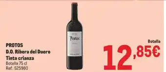 Makro PROTOS D.O. Ribera del Duero Tinto crianza oferta