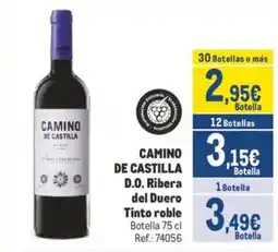 Makro CAMINO DE CASTILLA D.O. Ribera del Duero oferta