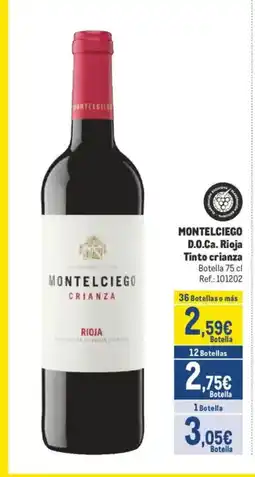 Makro MONTELCIEGO D.O.Ca. Rioja Tinto crianza oferta