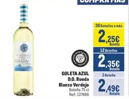 Makro GOLETA AZUL D.O. Rueda oferta
