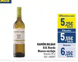 Makro RAMÓN BILBAO D.O. Rueda Blanco verdejo oferta