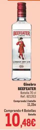 Makro BEEFEATER Ginebra oferta