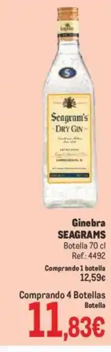 Makro SEAGRAMS Ginebra oferta