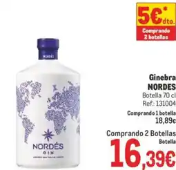 Makro NORDES Ginebra oferta