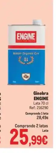 Makro ENGINE Ginebra oferta