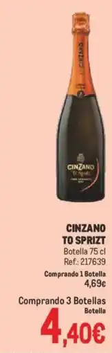 Makro CINZANO TO SPRIZT Botella oferta
