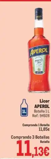 Makro APEROL Licor oferta