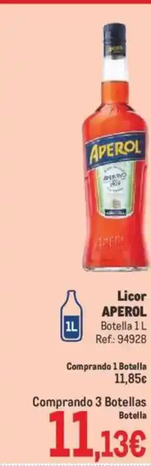 Makro APEROL Licor oferta