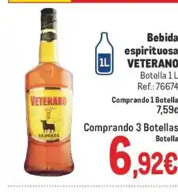 Makro VETERANO Bebida espirituosa oferta
