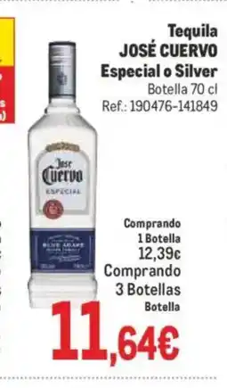 Makro JOSÉ CUERVO Tequila Especial o Silver oferta