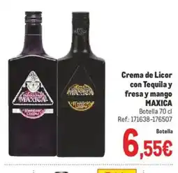 Makro MAXICA Crema de Licor con Tequila y fresa y mango oferta