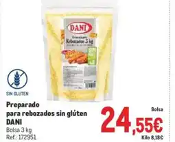Makro DANI Preparado para rebozados sin glúten oferta
