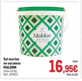 Makro MALDON Sal marina en escamas oferta