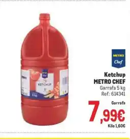 Makro METRO CHEF Ketchup oferta